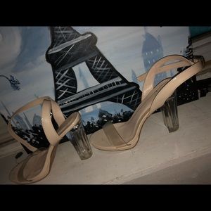 Nude Cinderella heel